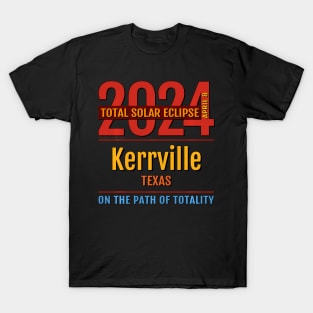 Kerrville Texas Tx Total Solar Eclipse 2024 4 T-Shirt